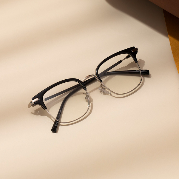 [리끌로우] RECLOW TR FBB46 BLACK SILVER GLASS 안경