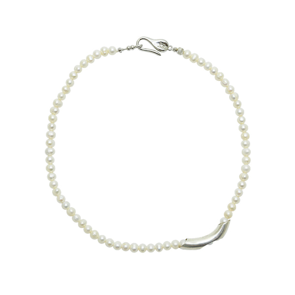 [로울] LOWL pearl pendant necklace
