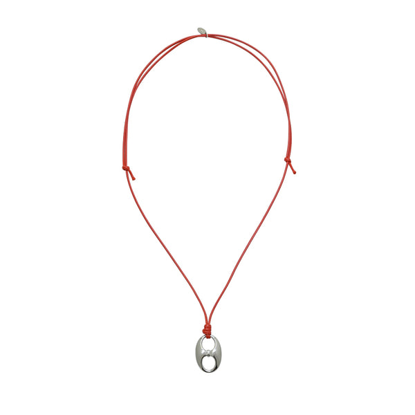 [로울] Pignose red necklace