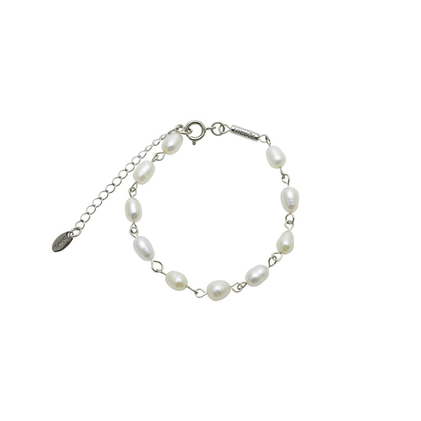 [로울] Pearl link bracelet