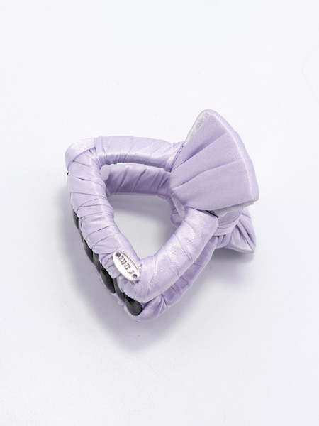 [유니제이] Light Purple Ribbon Claw Clip Ia114